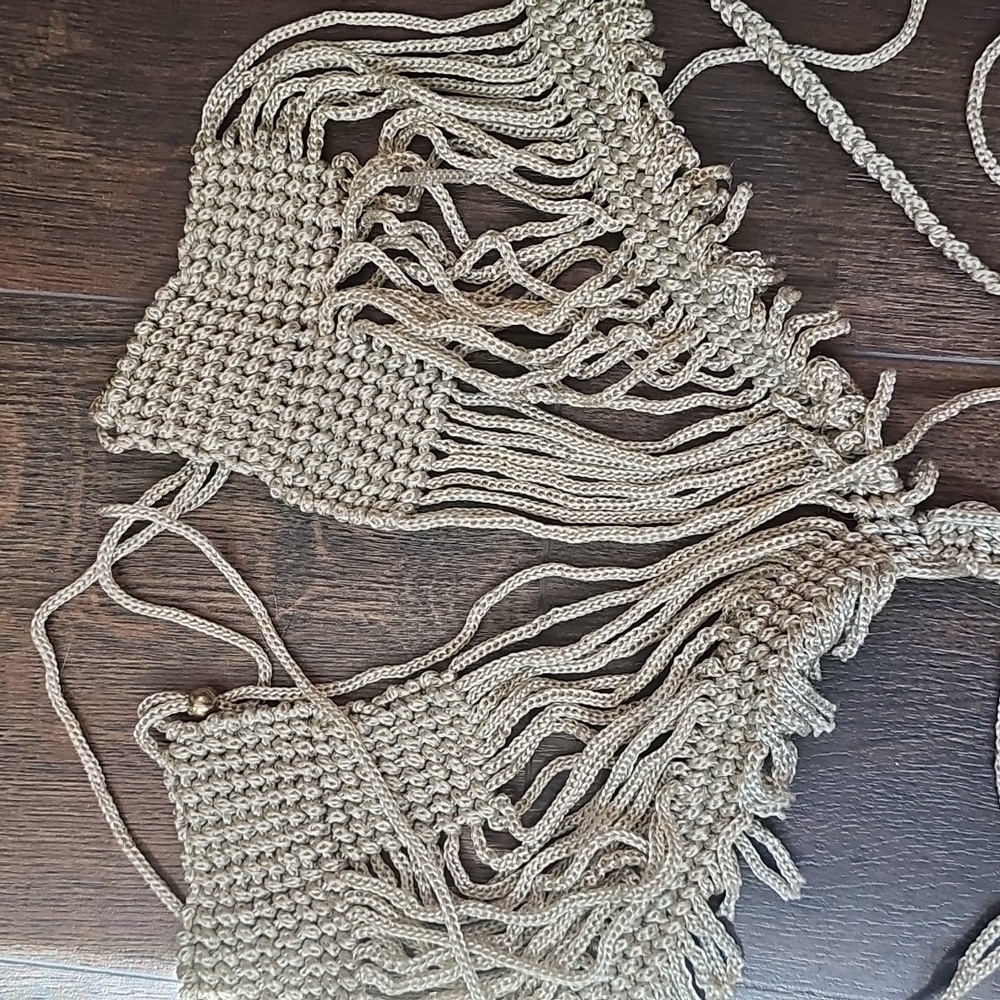 Macrame Fringe Halter Cover Up Dress - Picture 4 of 8